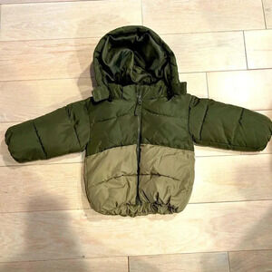 H&M color‎ block puffer jacket